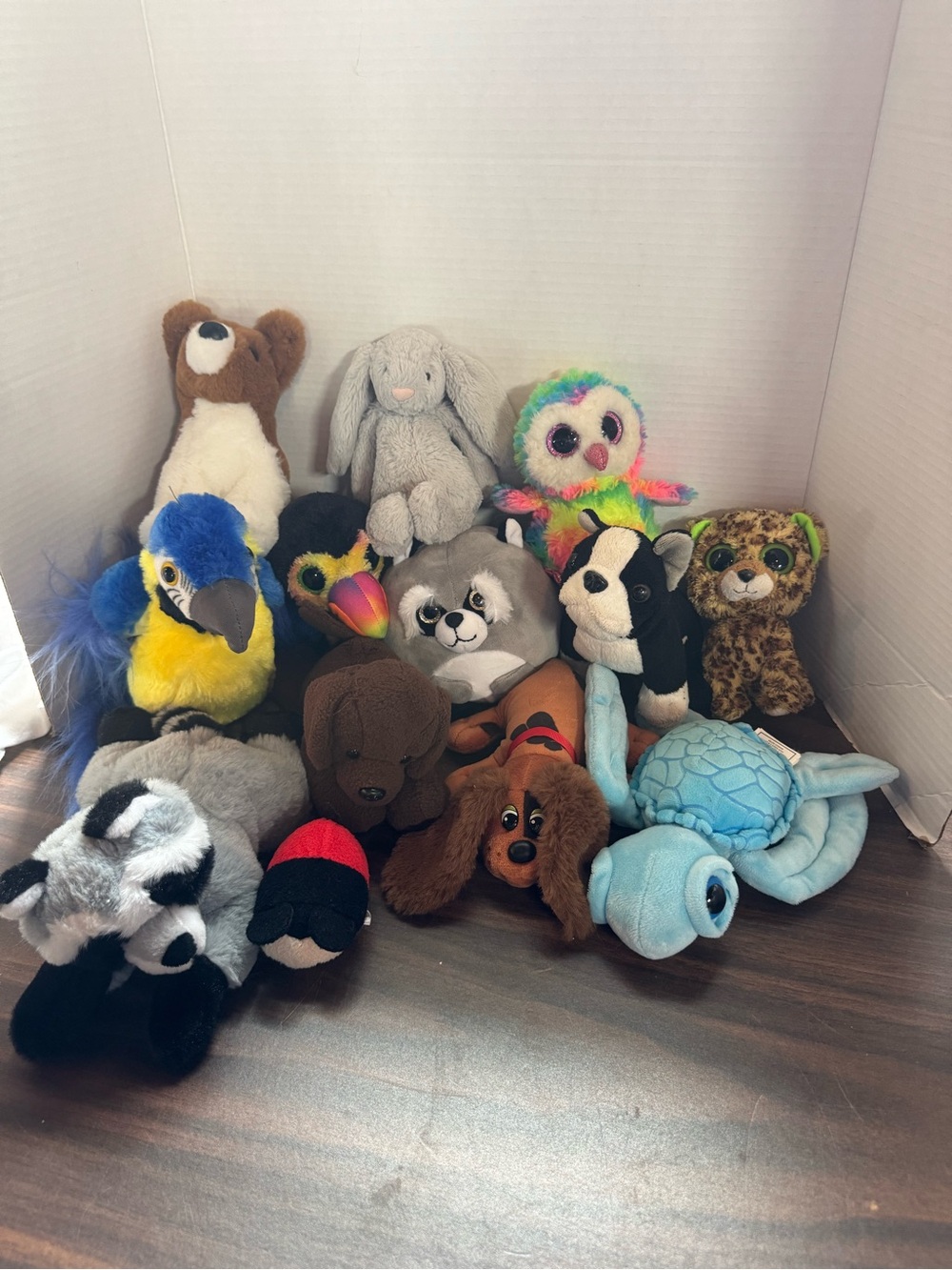Big Bundle of Stuffed Animals - Pound Puppies, Ty Brand, etc